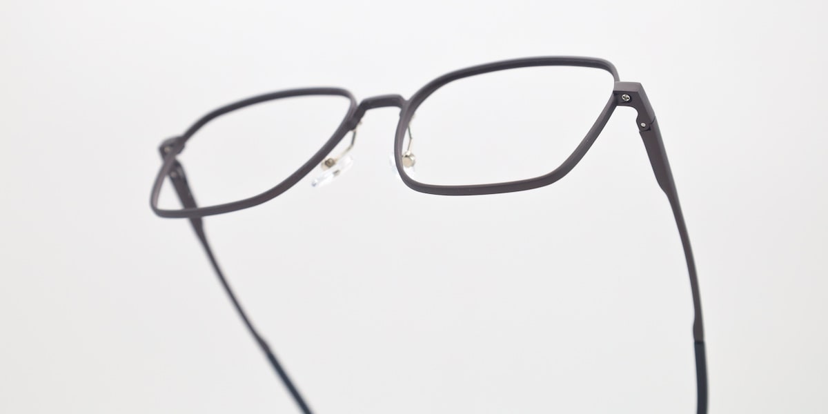 oversized glasses with black frame unfolded