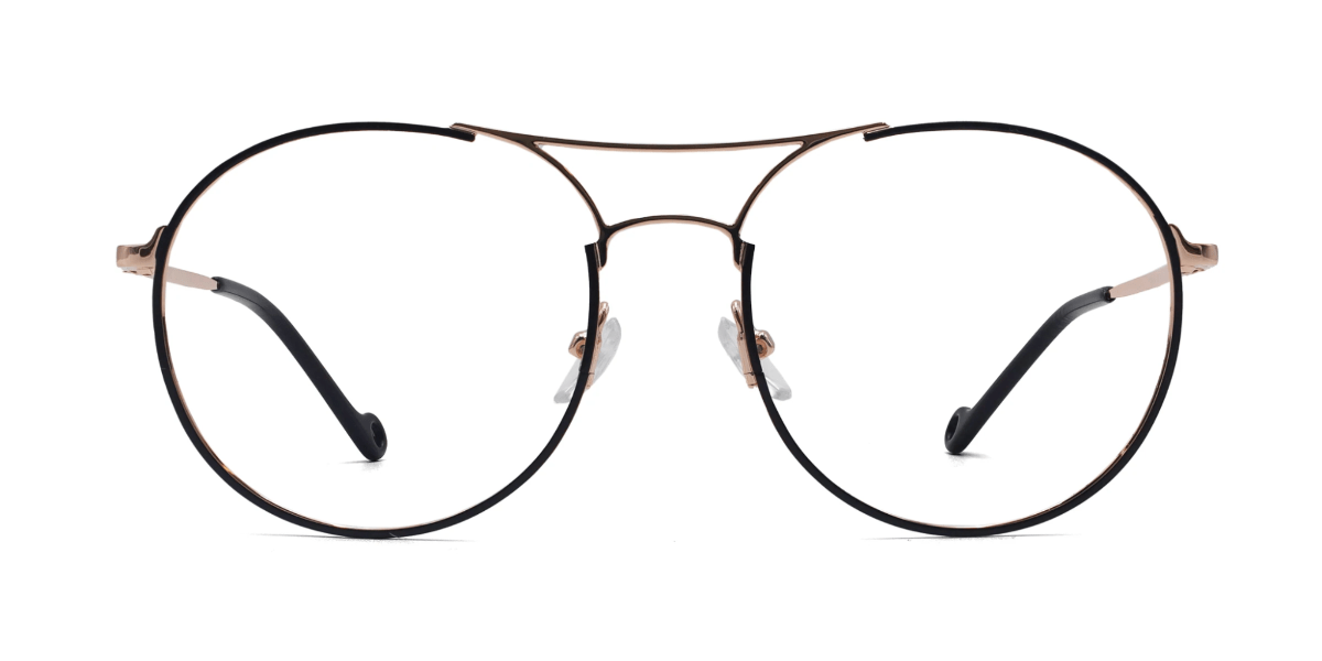mouqy pacific aviator black gold frame