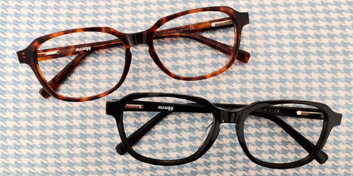 acetate glasses in rectangle frames