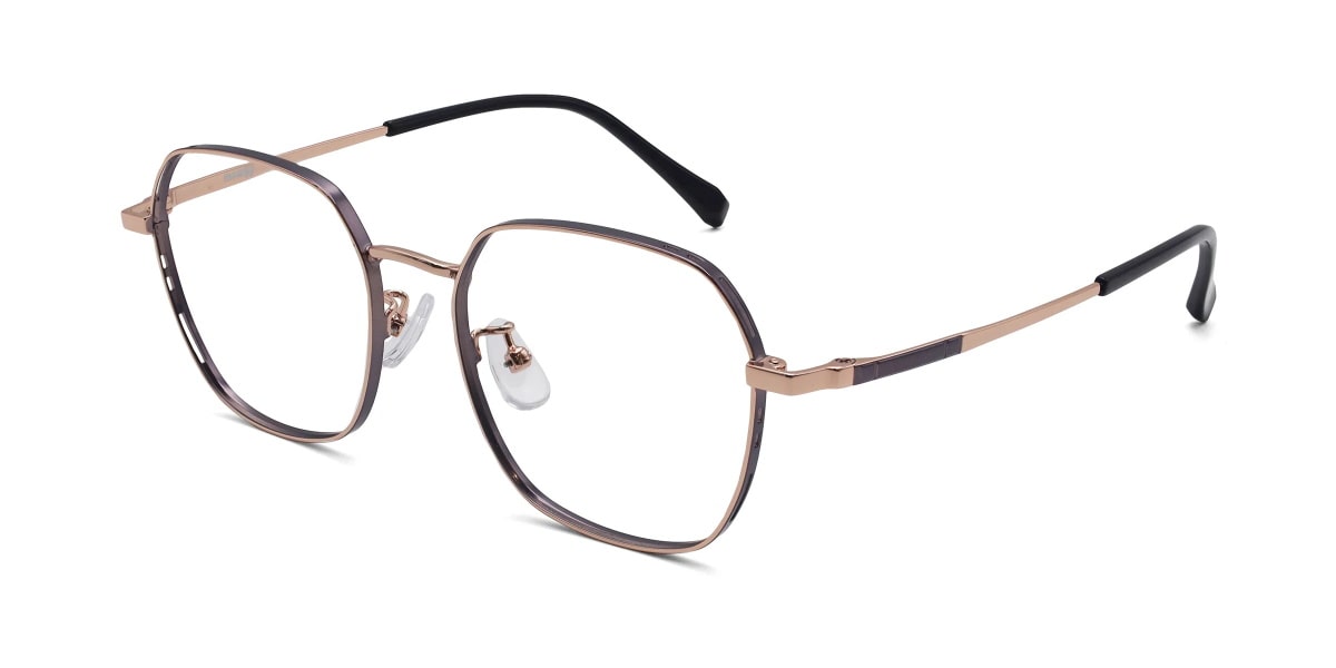 elan in geometric rose gold