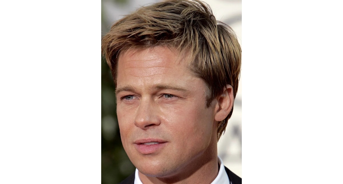 brad pitt with hooded eyes