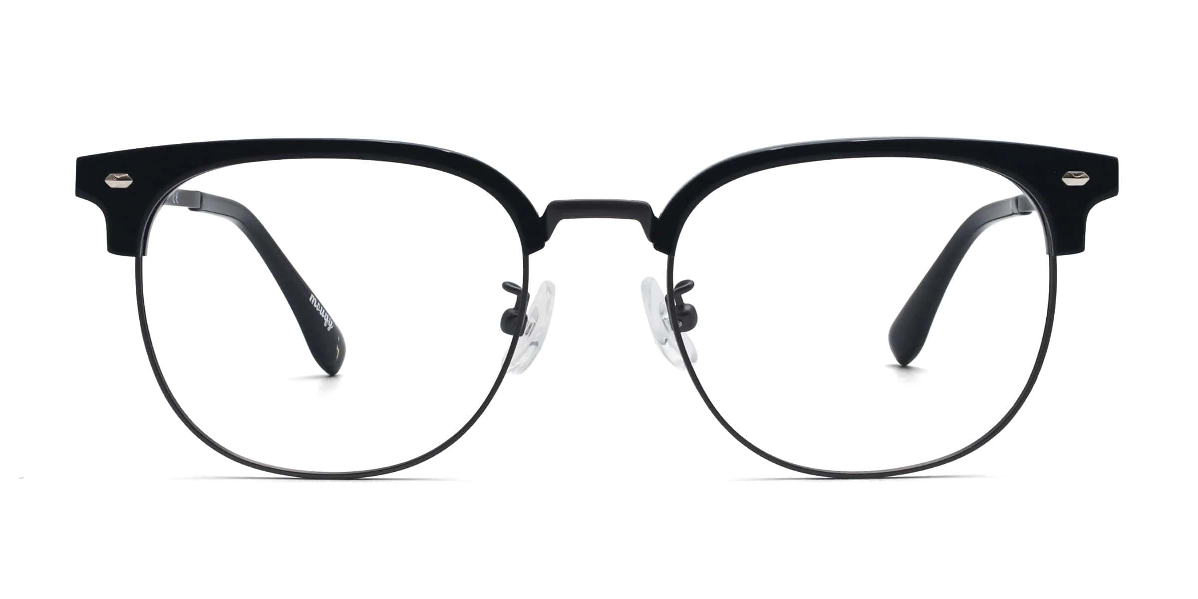 mouqy timber browline black frame
