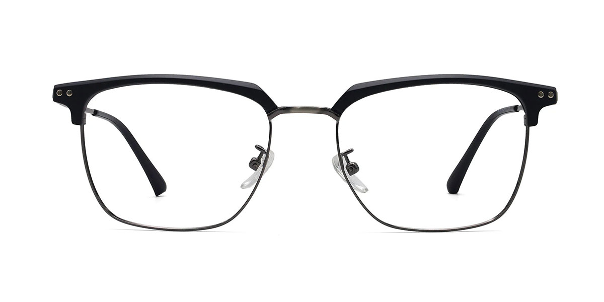 steven square black gunmetal eyeglasses frame