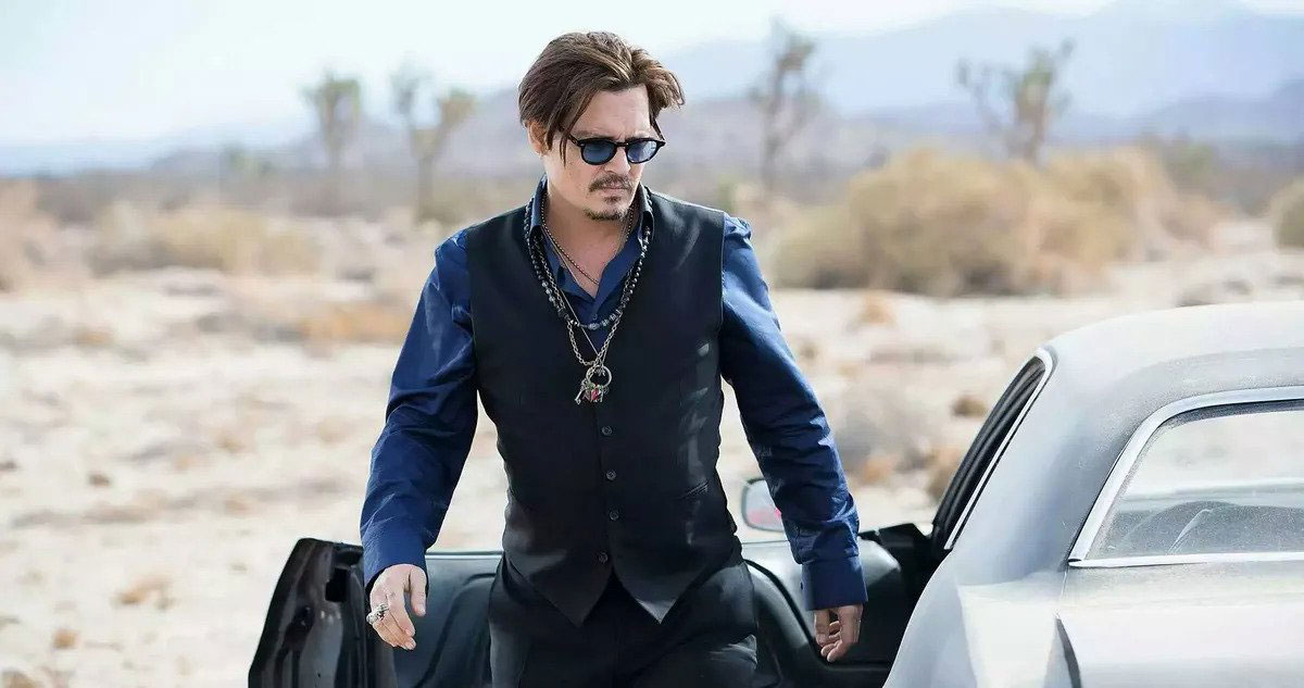 Johnny Depp in bohemian style