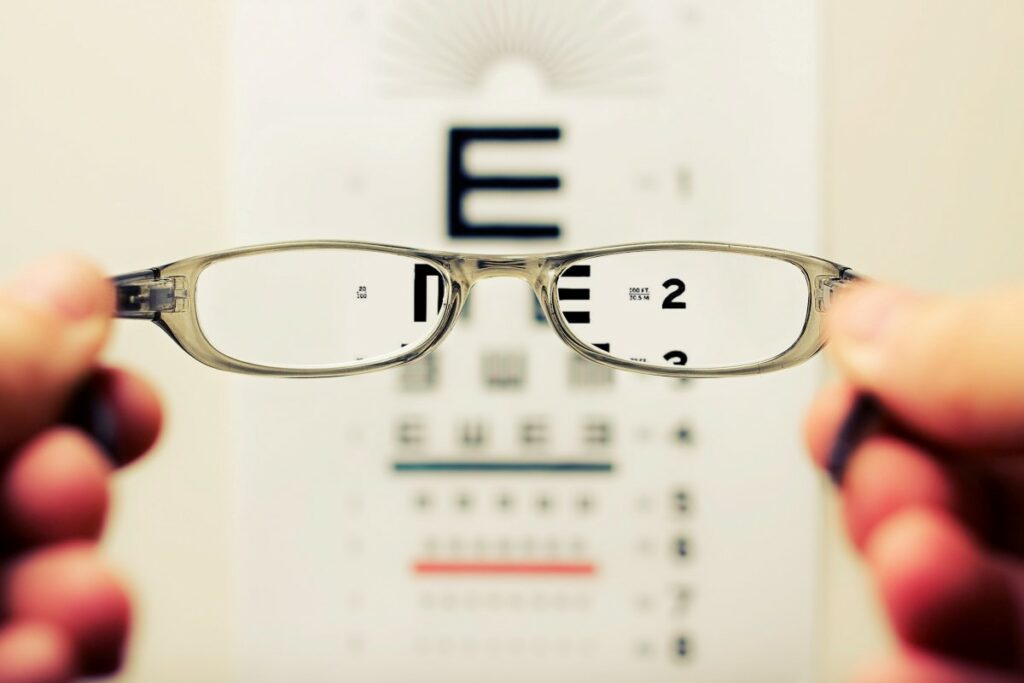 prescription lenses correcting visual problems