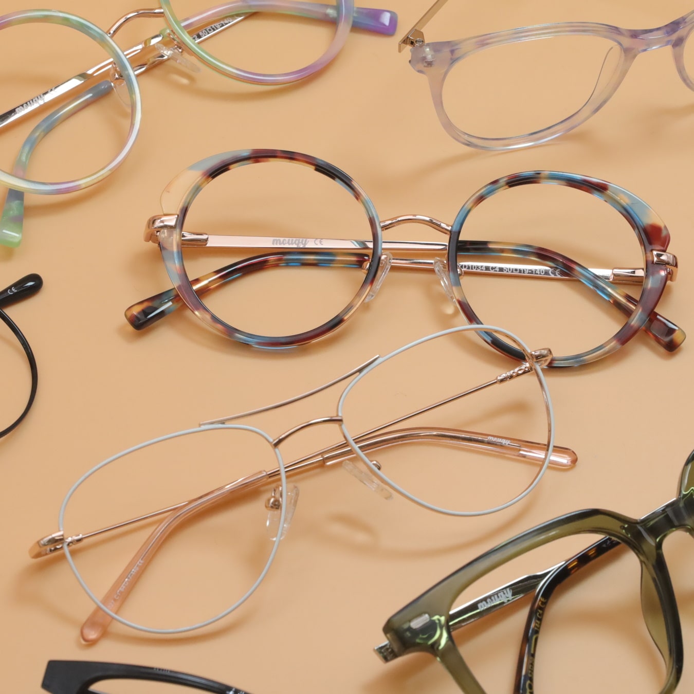 glasses frames of assorted styles