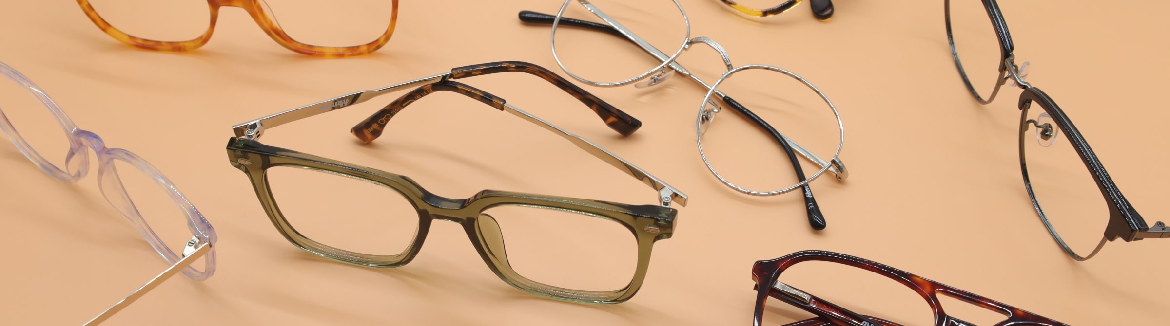 glasses frames of assorted types