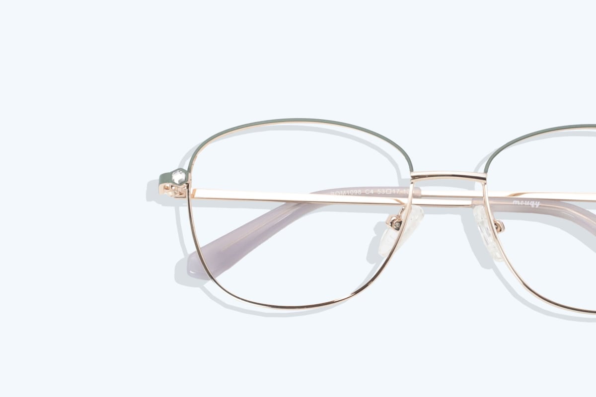 teresa metal glasses with square frame
