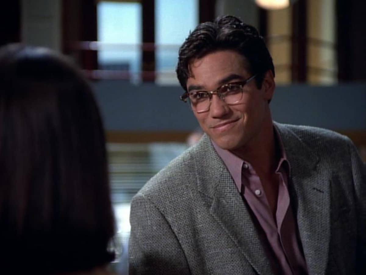 dean cain in browline glasses