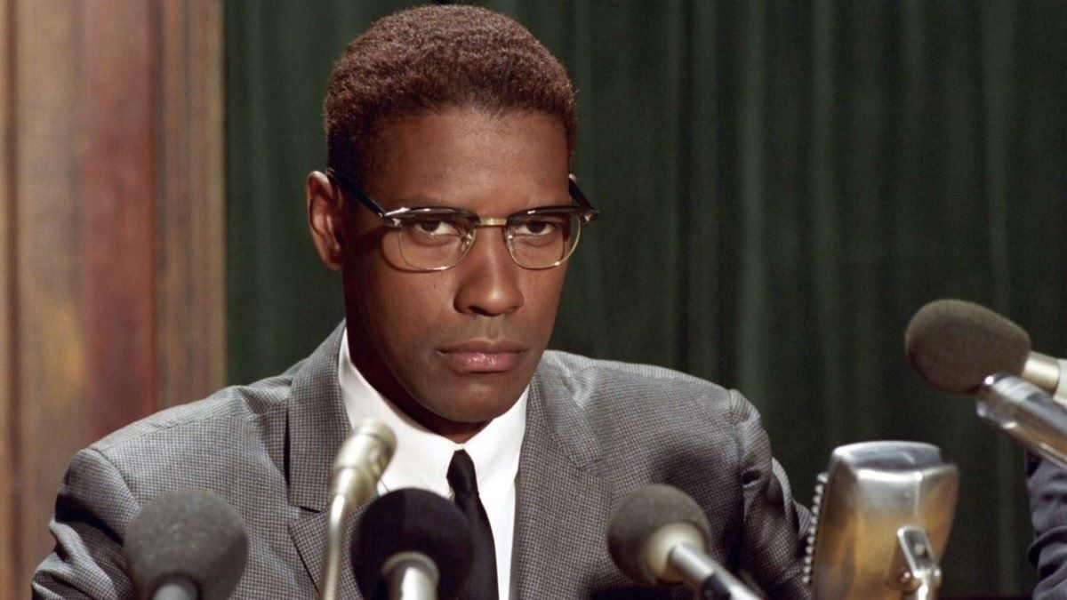 denzel washington portrayed malcolm x in biographical film