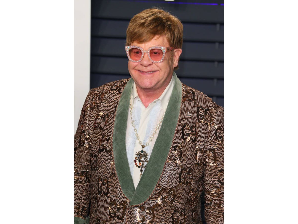 elton john in dame edna glasses