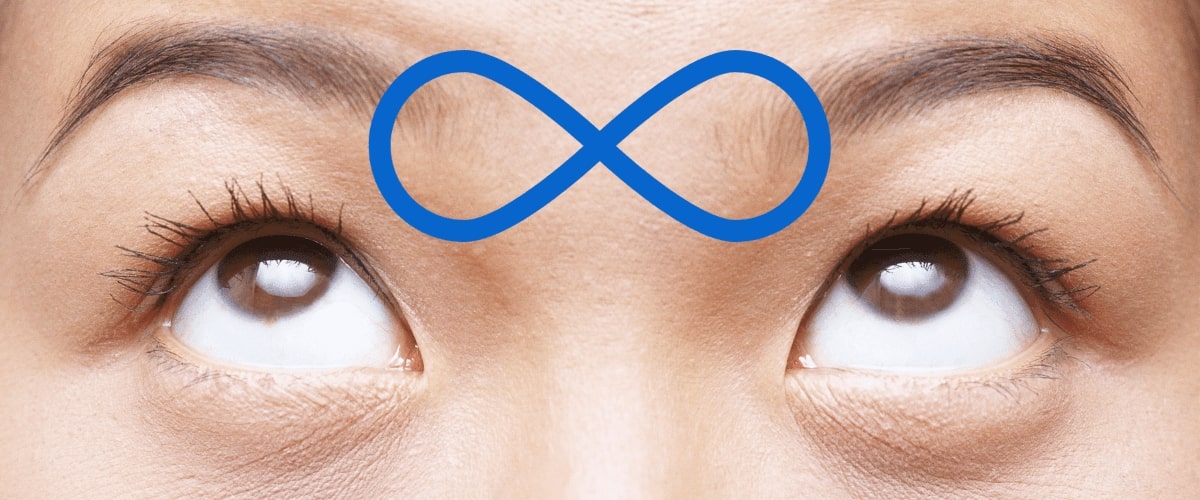 demonstration of figure 8 eye exercise