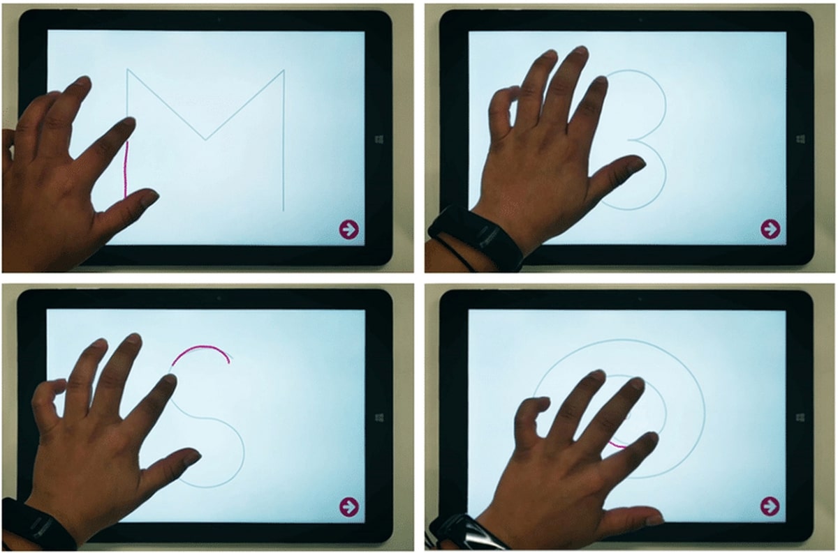 graphomotricity in the hand assessment test