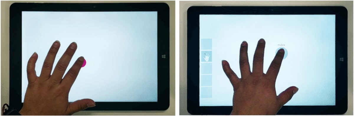 tapping in the hand assessment test