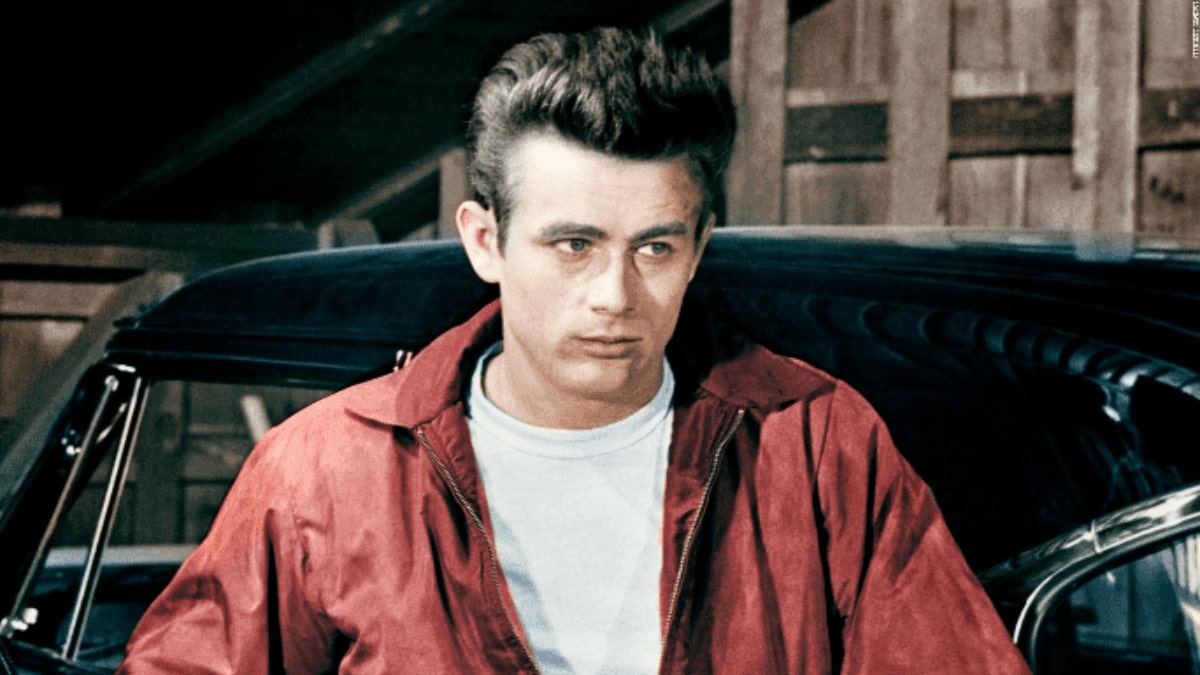 james dean as jim stark in the rebel without a cause