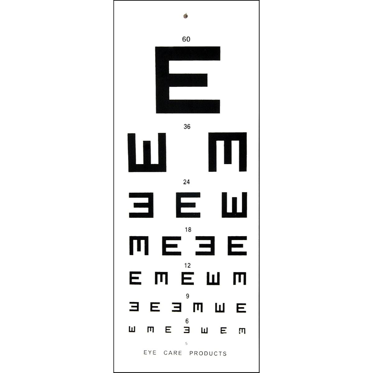 random e test is similar to snellen eye chart