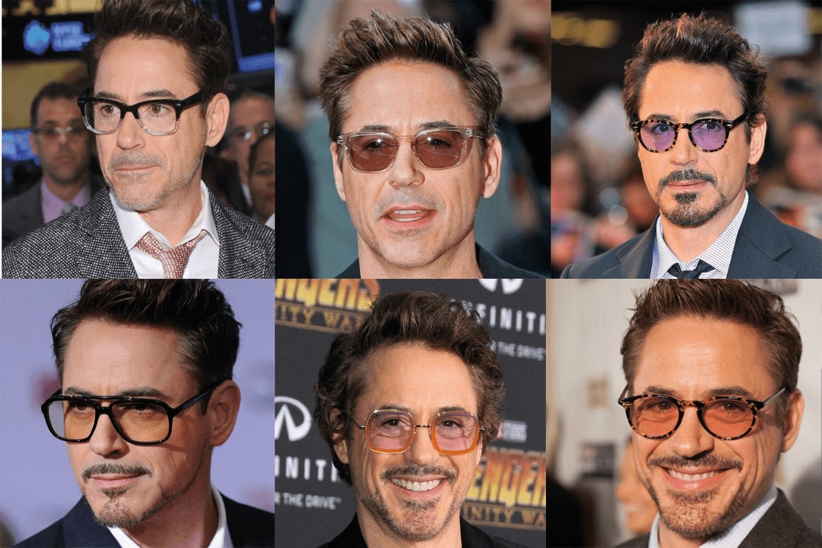 Divine Metal Tony Stark Iron Man Avengers Infinity War Endgame Men's  Sunglasses (Gold-Brown)