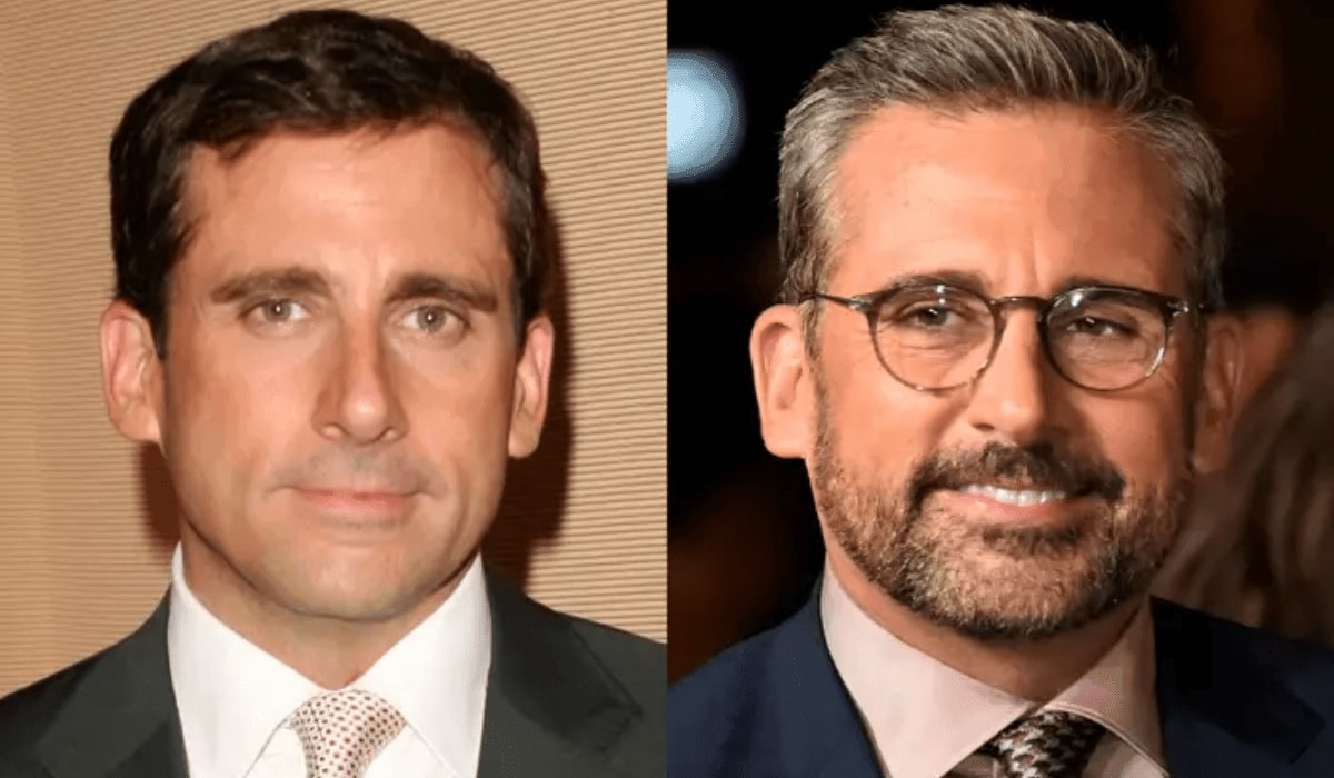 steve carell wearing a pair of panto glasses