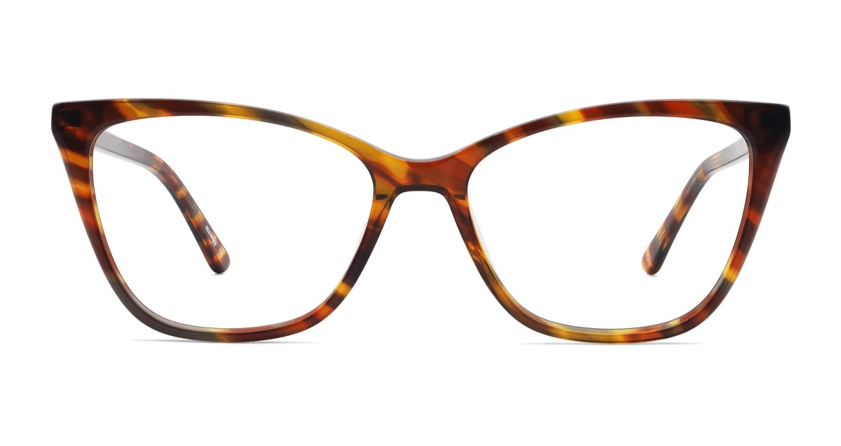 vow cat eye tortoise glasses frames front view