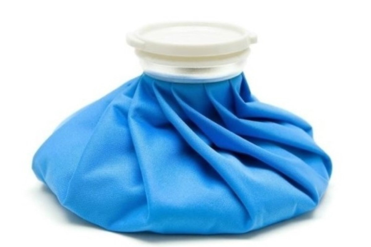 cold compress for relieving eye bags or puffy eyes