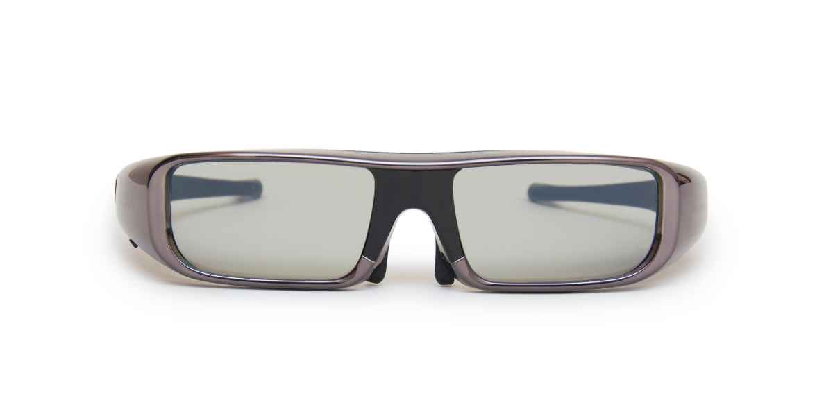 a pair of passive polarized 3d glasses