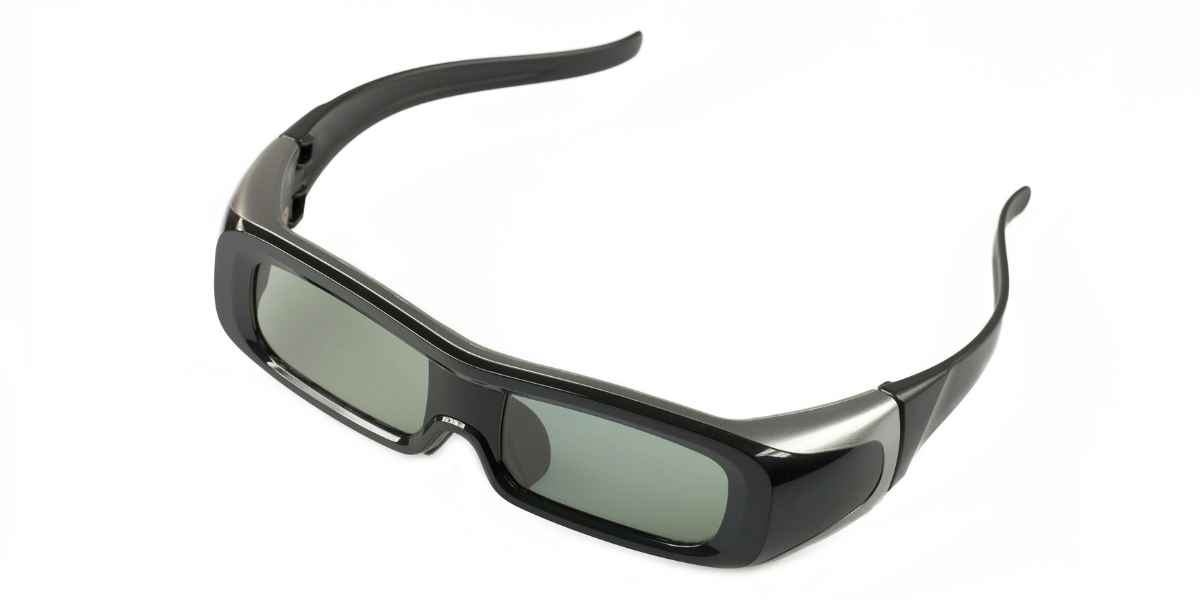 a pair of active shutter 3d glasses